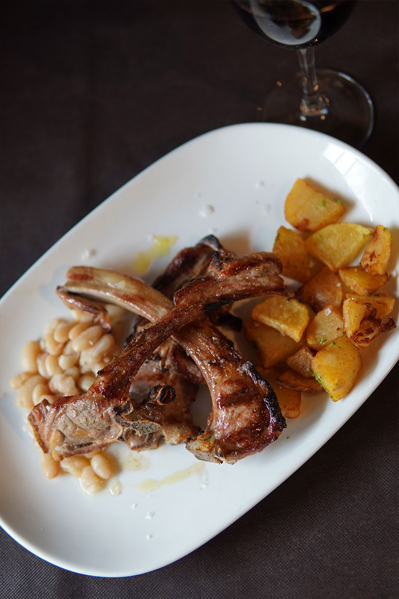 La brasa del restaurant masia can sous